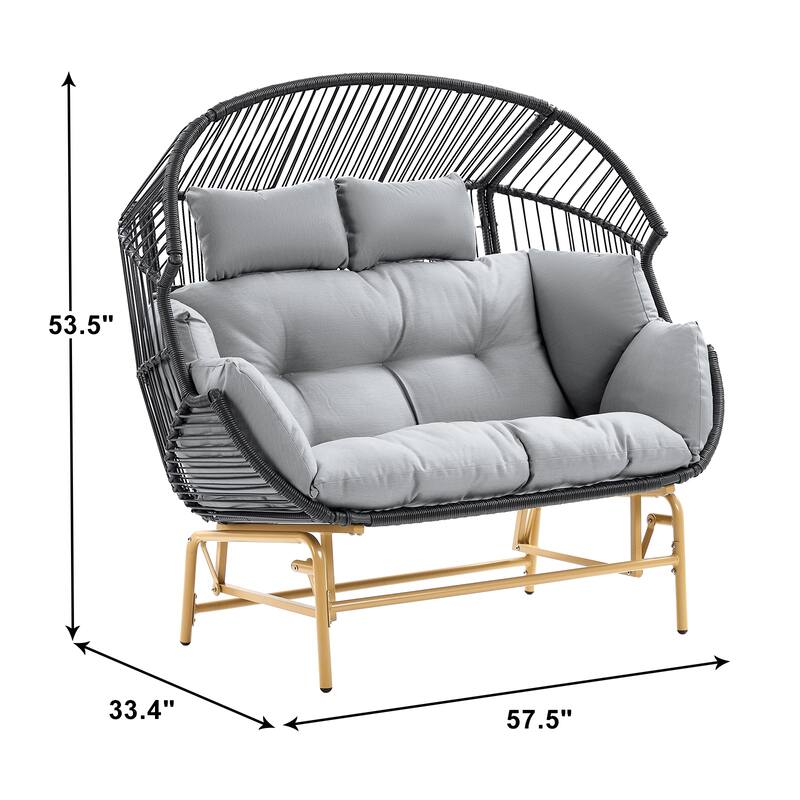 Pocassy Outdoor Egg Chair Garden Funiture