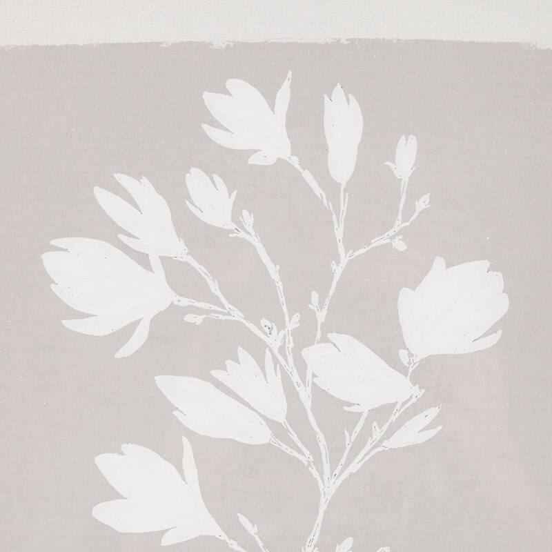 Gracie Mills Louise Tranquil Sorbet Sky Gel Coat Canvas - 12 x 16 - Beige