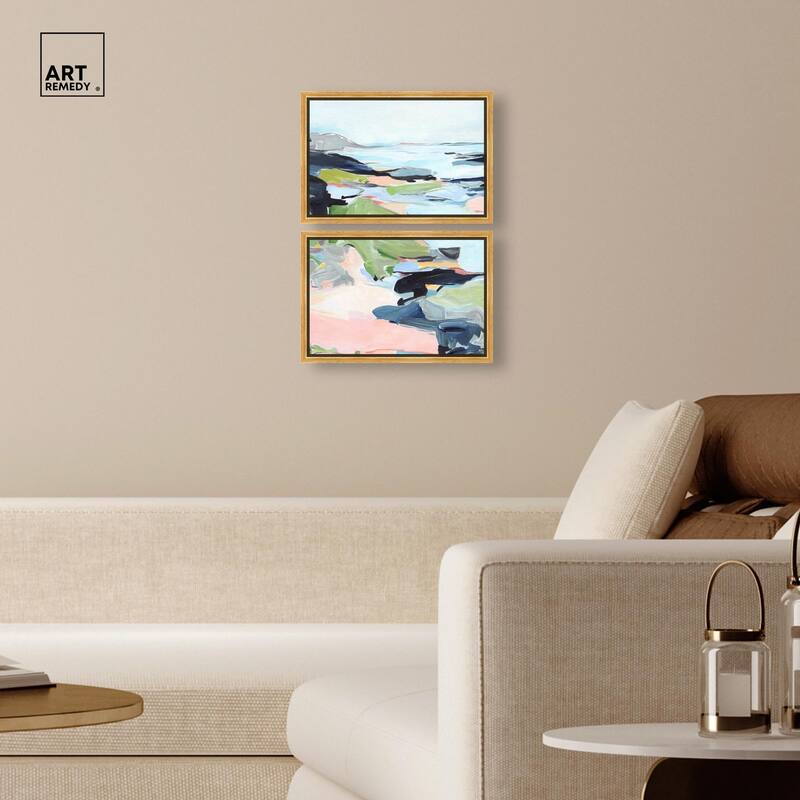 Between Seasons I Canvas Set of 2 by Art Remedy