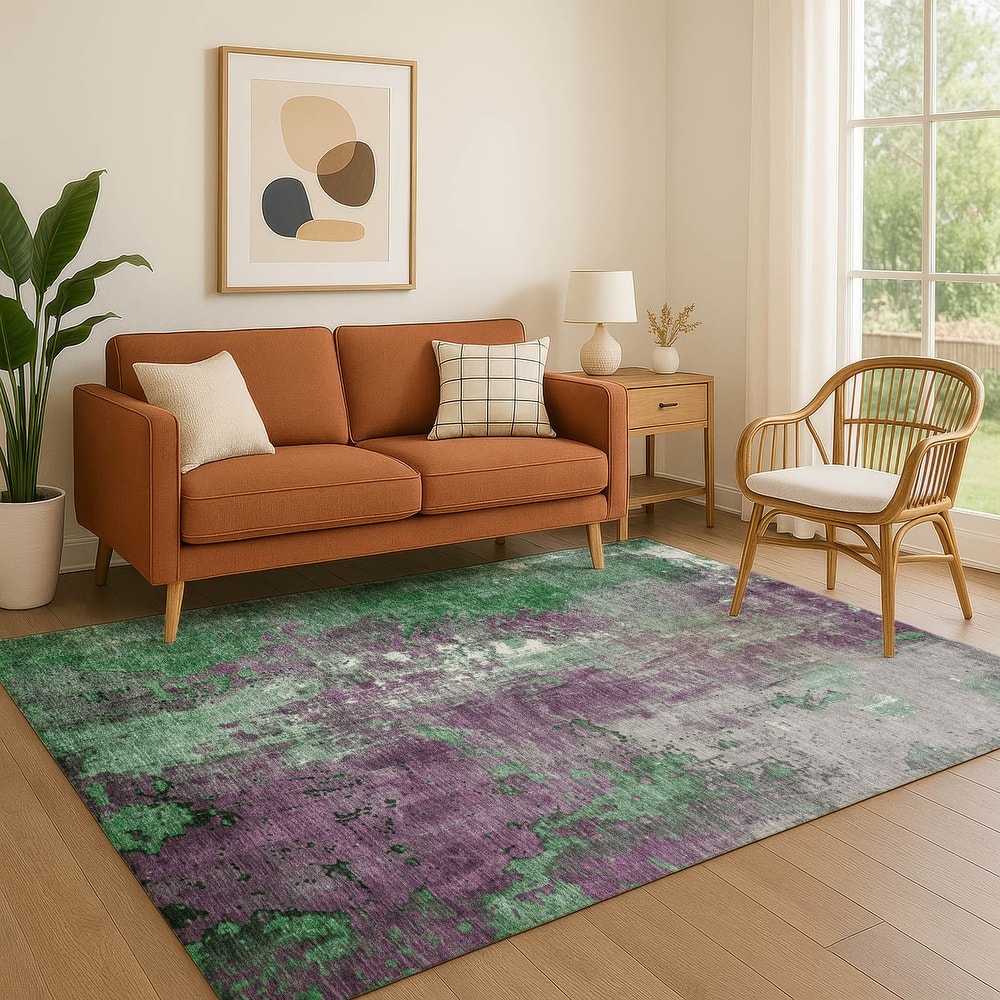 Premium Washable Super Soft Abstract Chic Mayfield Rug