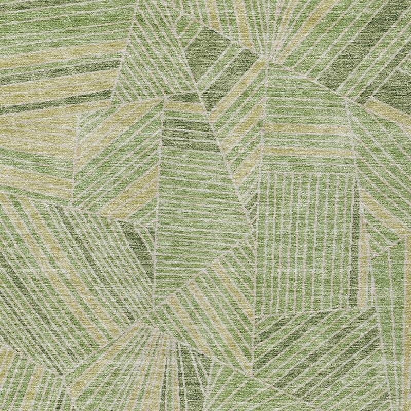 HomeRoots Geometric Transitional Rectangle Outdoor Rug