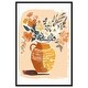 preview thumbnail 1 of 63, Mid Autumn Flowers Canvas Boho Colorful Wall Art by Art Remedy 10" x 15" - Black