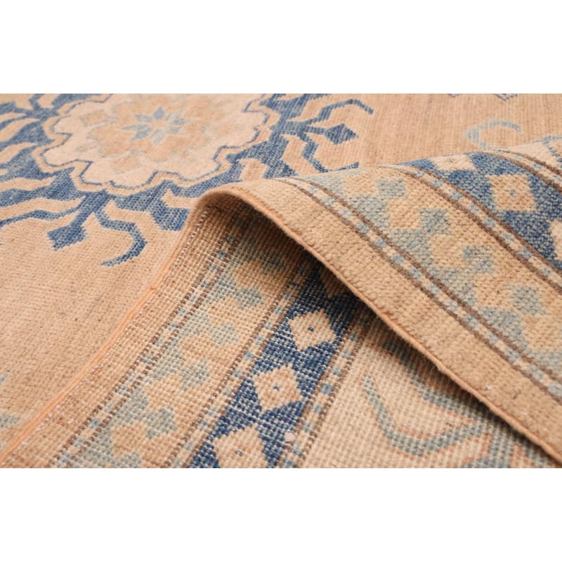 ECARPETGALLERY Hand-knotted Finest Ghazni Tan Wool Rug - 9'4 x 13'8