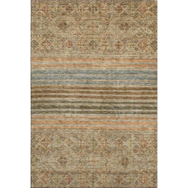 Premium Washable Super Soft Boho Stripes Mayfield Rug