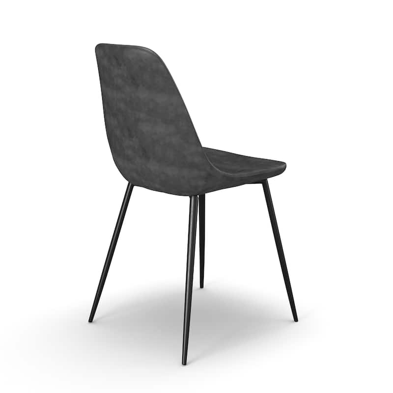 Maxine Vegan Leather Side Chairs (Set of 2)