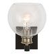 preview thumbnail 1 of 5, Uttermost Kent Edison 1 Light Sconce - 9"H x 7"W x 8"D