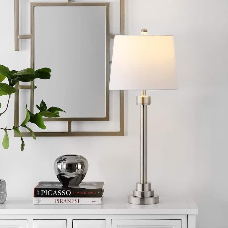 SAFAVIEH Lighting Alime 30-inch Iron Table Lamp - 14" x 14" x 30" - 14Wx14Dx30H