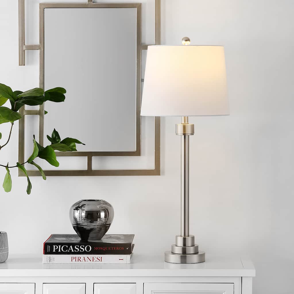 SAFAVIEH Lighting Alime 30-inch Iron Table Lamp - 14" x 14" x 30" - 14Wx14Dx30H