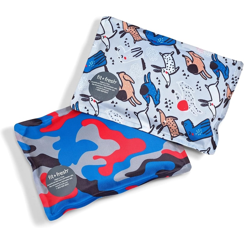 Cool Coolers 10300KWB2980 Soft Ice 2 pack - Happy Dogs Camo - Multicolor