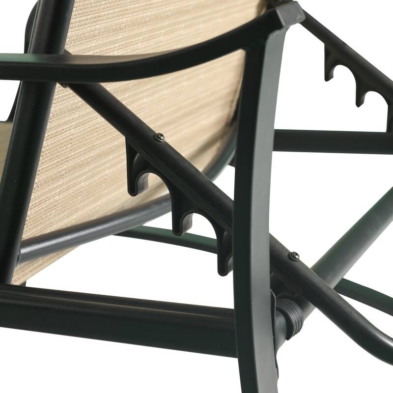 PATIO FESTIVAL 3-Piece Outdoor Chaise Lounger Set with Side Table