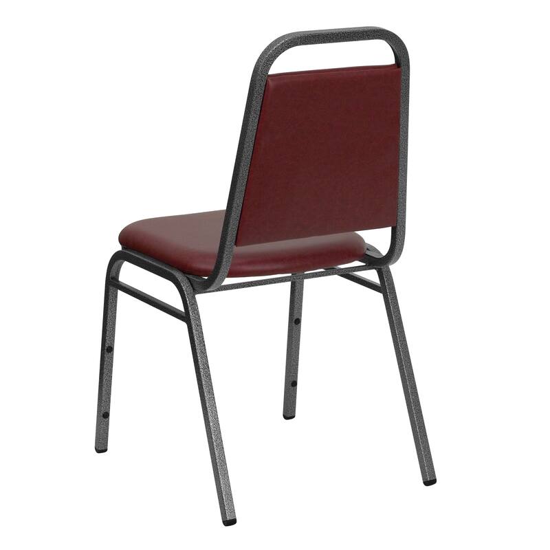 4 Pack Trapezoidal Back Stacking Banquet Chair - 20.25"D x 17.5"W x 34"H