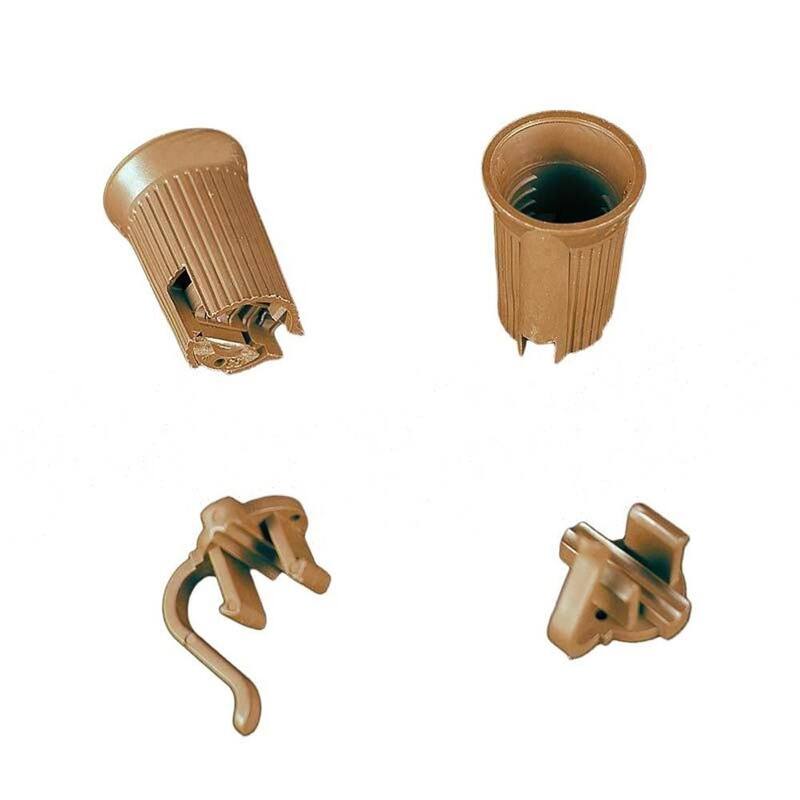Novelty Lights 50 Pack C7 Replacement Sockets, Brown, SPT-2