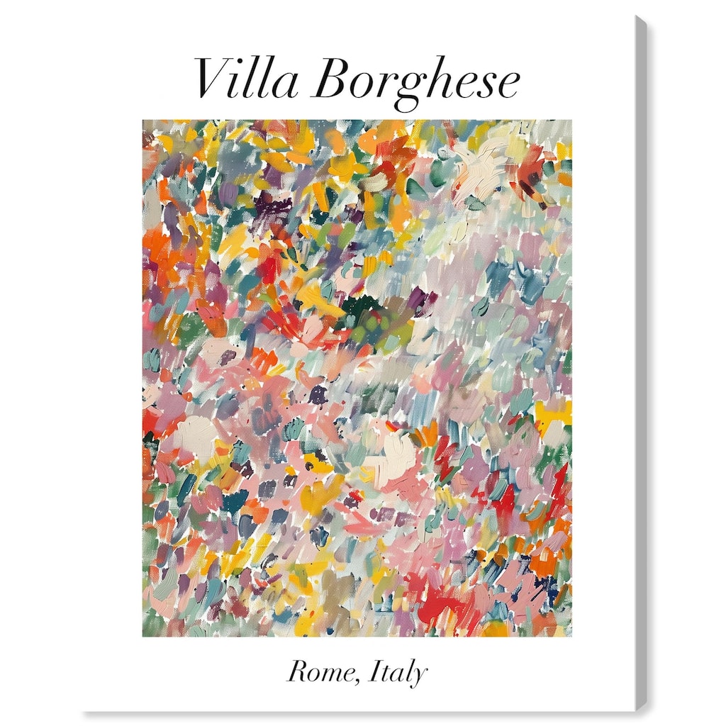 Villa Borghese Canvas by Art Remedy, Gallery Wrapped