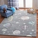 preview thumbnail 7 of 36, SAFAVIEH Carousel Kids Selvinaz Solar System Rug 10' x 14' - Grey/Lavender - Rectangle