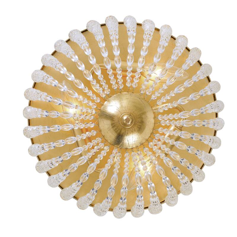 Crystorama Lighting Group Rylee 3 Light 13" Wide Flush Mount Ceiling