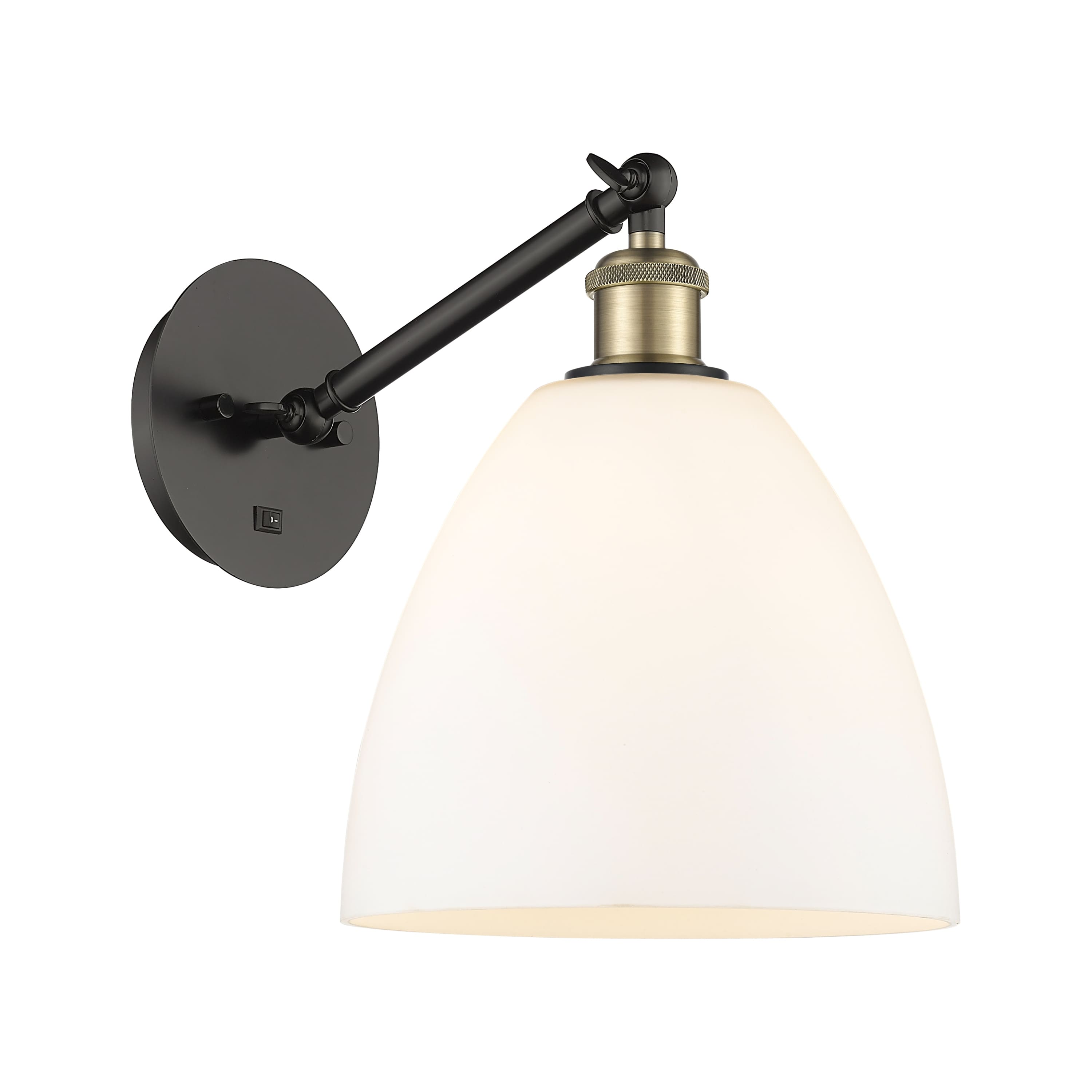 Option Black Antique Brass / Matte White