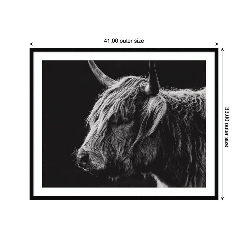 Kate and Laurel Scottish Highland by Crystal Lynn Collins Framed Wall Art Print