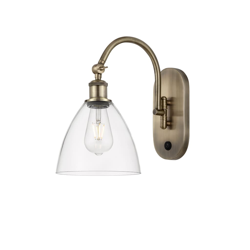 Innovations Lighting Ballston Bristol Glass - 1 Light 8" Sconce - Arm Swivels Side To Side