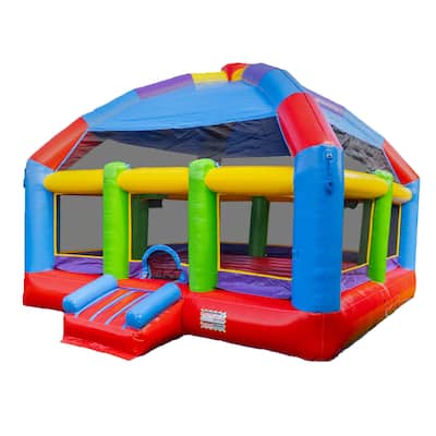 XJUMP Grand Party Dome 20 x 20 Commercial Grade Inflatable Bounce House with Air Blower, Outdoor Play for Kids, Summer Fun
