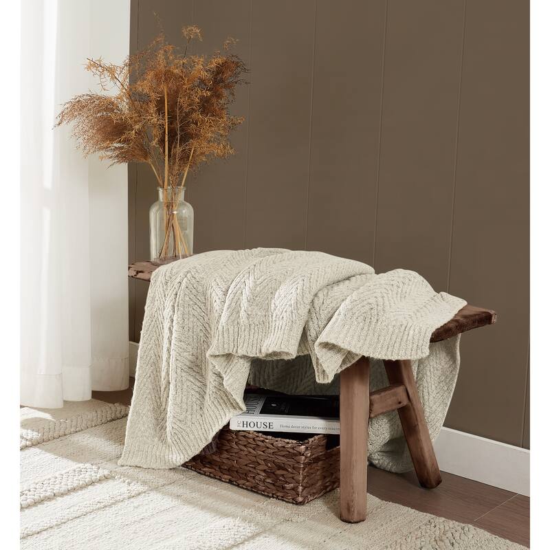 Frye Chevron Textured 50x70 Throw
