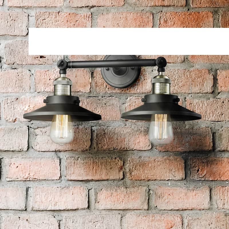 Innovations Lighting Railroad 2 Light 18" Wide Bathroom Vanity Light