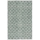 preview thumbnail 18 of 120, SAFAVIEH Handmade Abstract Birdie Modern Wool Rug 6' Square - Dark Green/Ivory - Square