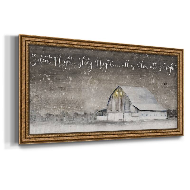Silent Night Premium Framed Canvas- Ready to Hang