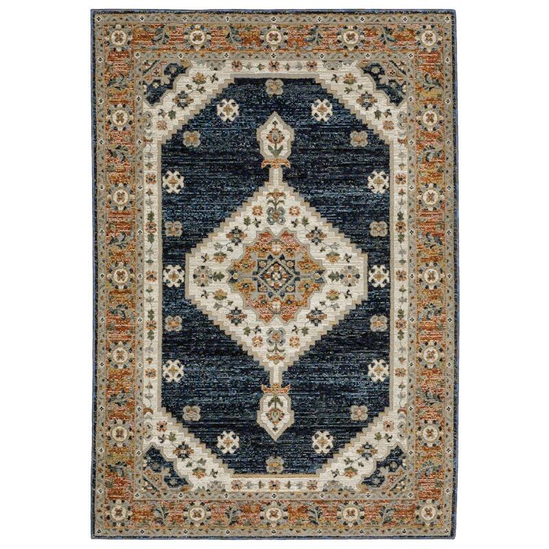HomeRootsMedallion Bohemian Rectangle Area Rug