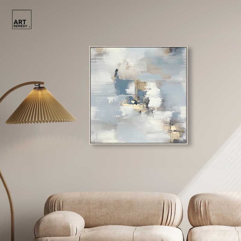 Morning Mist Over the Water Canvas by Art Remedy