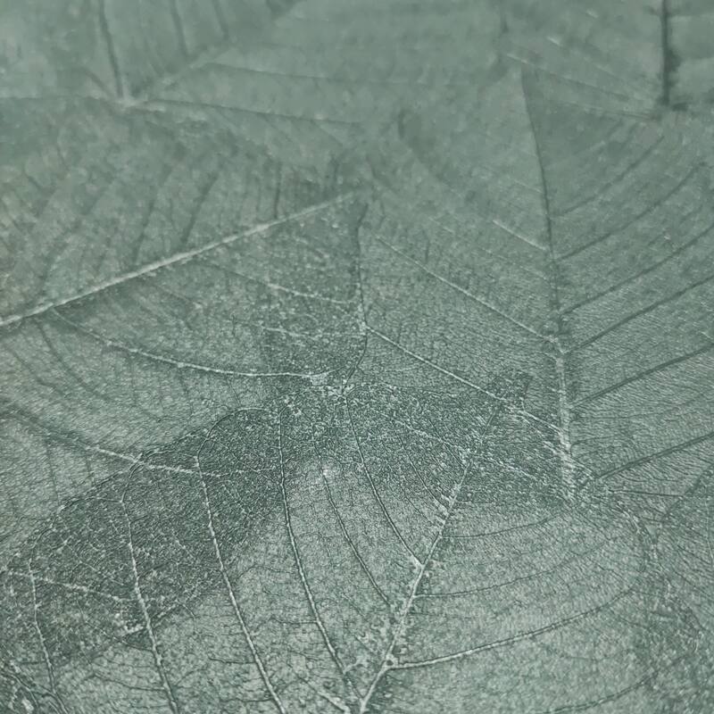 Veer Decor Luminous Leaf Collage with Ultra Fine Emboss Wallpaper