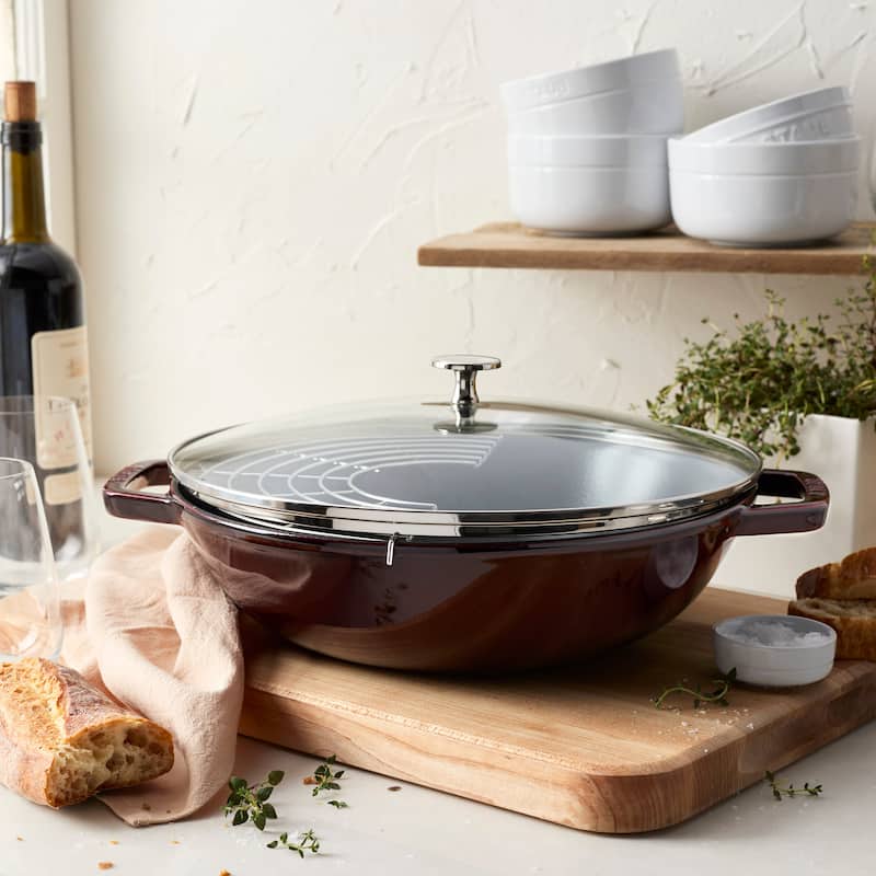 STAUB Cast Iron 4.5-qt Perfect Pan