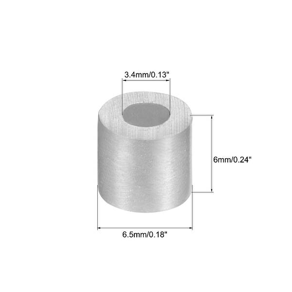 Shop 3 4mm 1 8 Inch Cable Wire Rope Aluminum Sleeves Clip Crimping Loop 30pcs On Sale Overstock 27581591