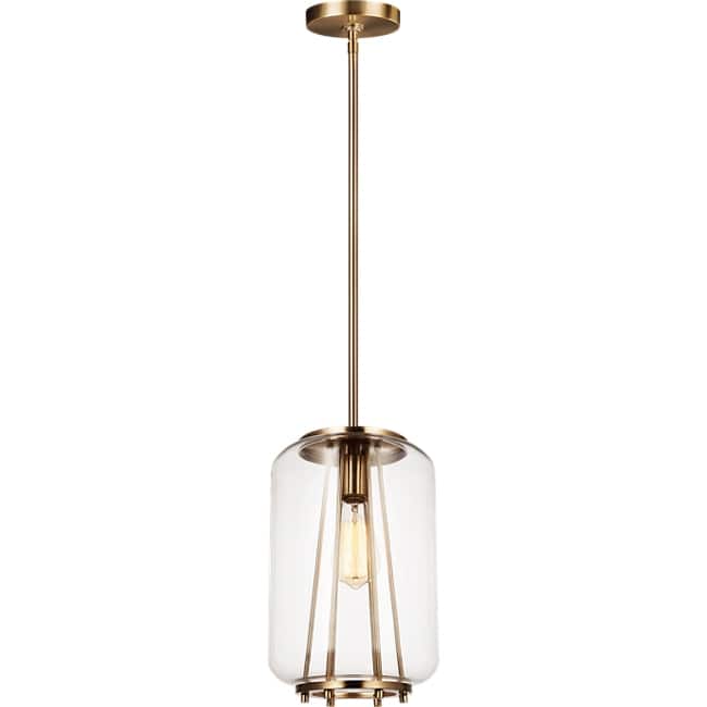 Rosie One Light Pendant - Satin Brass