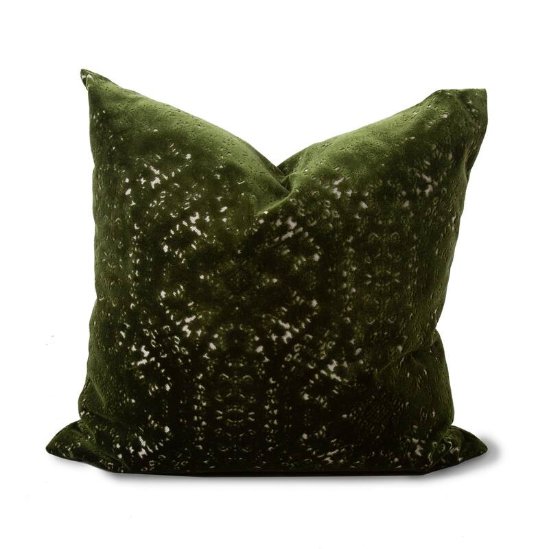Allan Andrews 24 in. x 24 Pillow Pisani Emerald - Down Insert