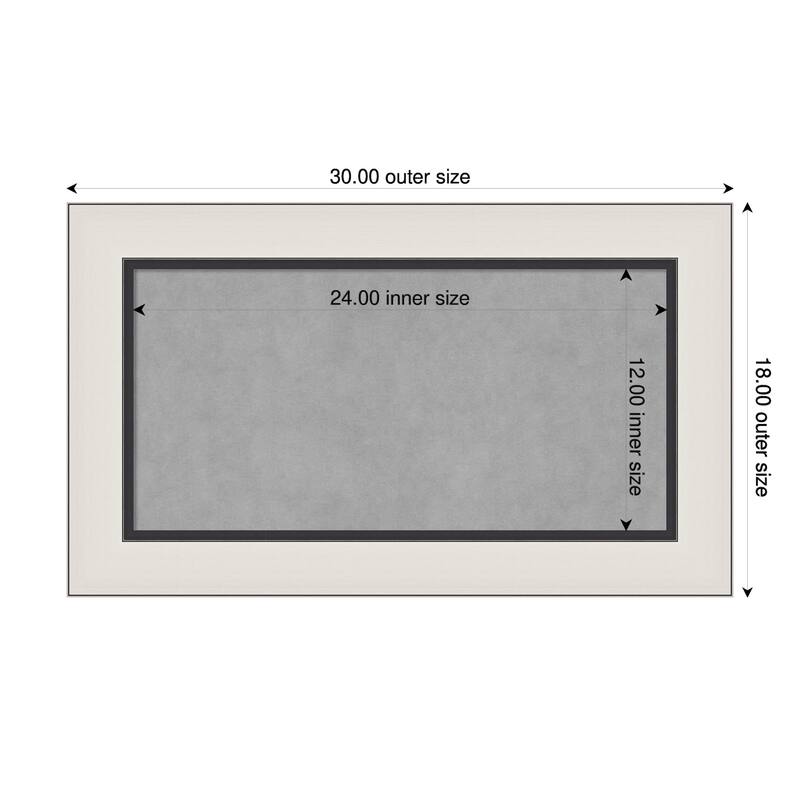 Amanti Art Ellie Brown Silver Framed - 30 x 18 in - Ellie Silver Black