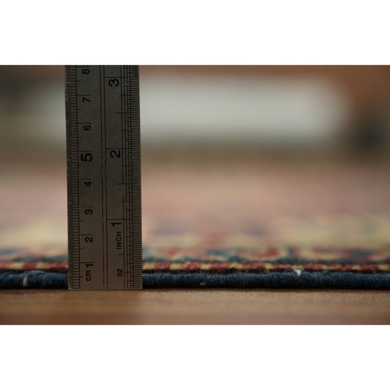 Hand Knotted Oriental 100% Wool Carpet Traditional Geometric Red Super Kazak Area Rug - 5' 10'' X 4' 0''