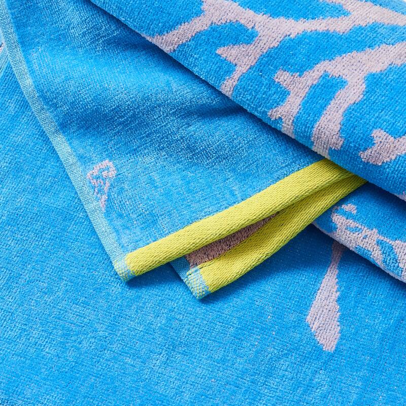 Linery & Co. 100% Cotton Jacquard 2 Pack Summer Beach Towels