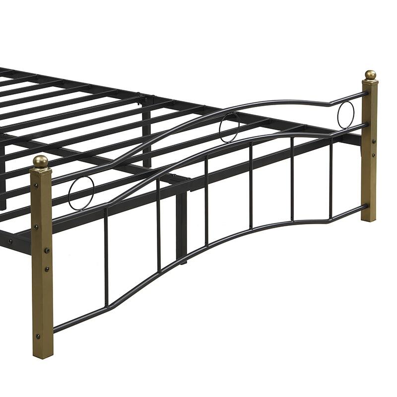 Bouvardia Contemporary Iron Bed Frame by Christopher Knight Home