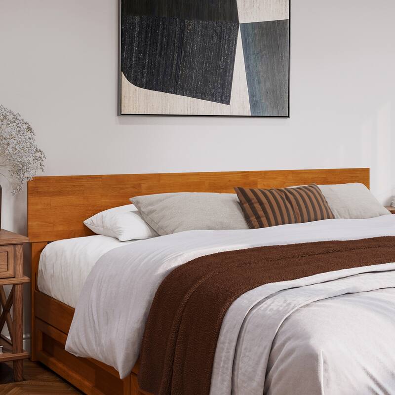 Wesley Platform Bed with Panel Footboard and Storage Drawers