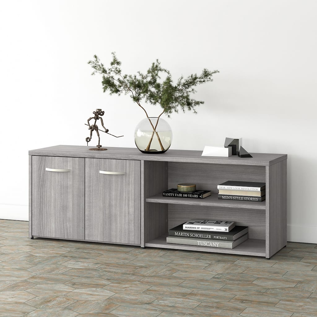 Studio A Low Storage Cabinet with Doors by Bush Business Furniture