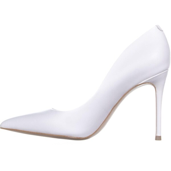 guess white heels