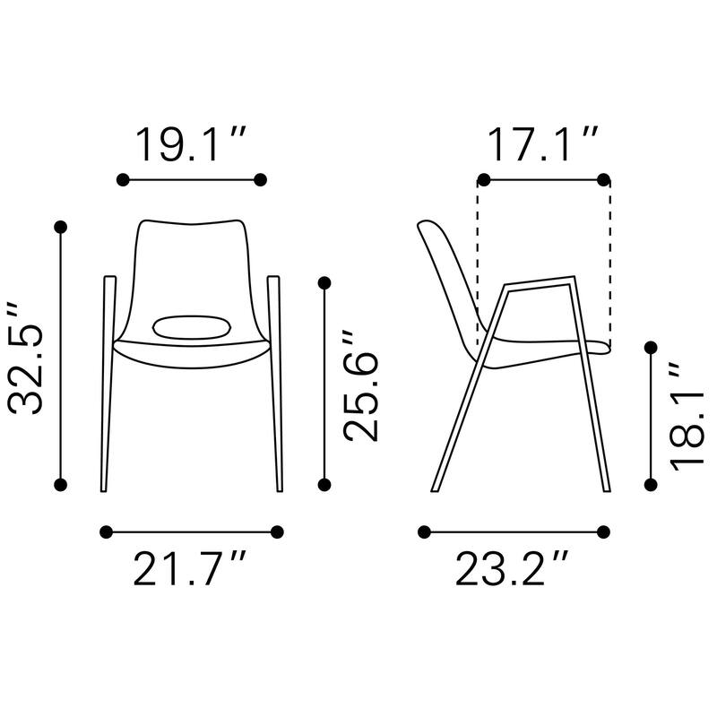 Desi Dining (Set of 2) Chair