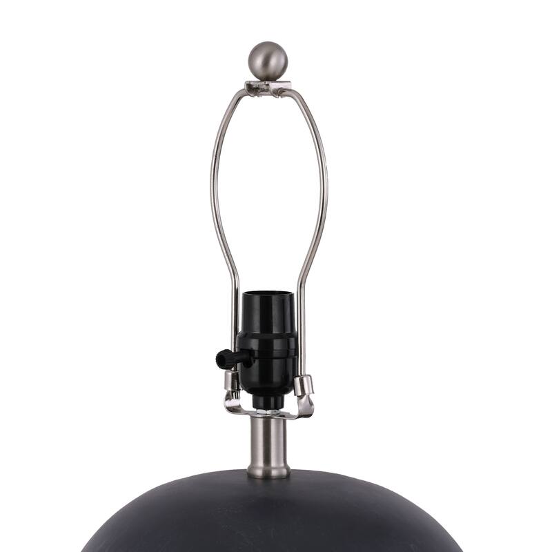 2 Pack Global Ceramic Accent Table Lamp with Linen Shade