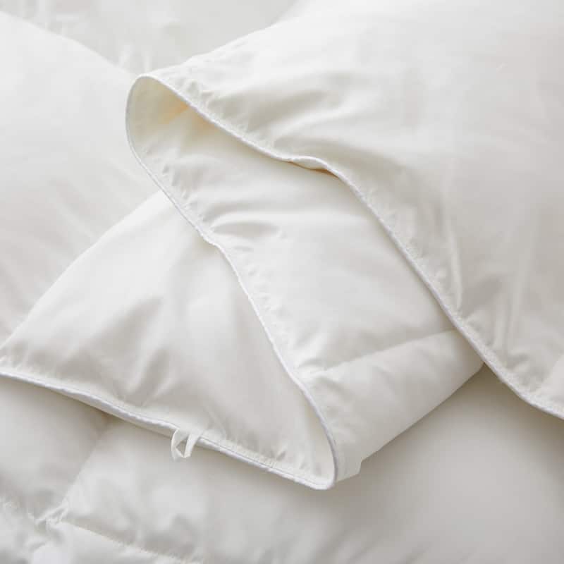 Heavyweight Extra Warmth White Goose Feather Down Fiber Duvet Comforter Insert