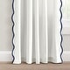 Lush Decor Fenstervorhang-Set 'Coastal Chic' – Marine/Weiß, Gewellte Kanten, 132 X 213 Cm, 1 Paar