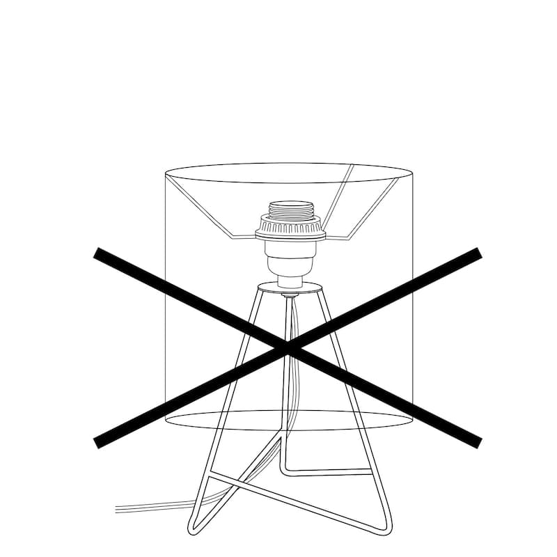 13.5 in. White Finish Table Lamp with White Shade, Sturdy Table Lamp for Living Rooms and Bedrooms