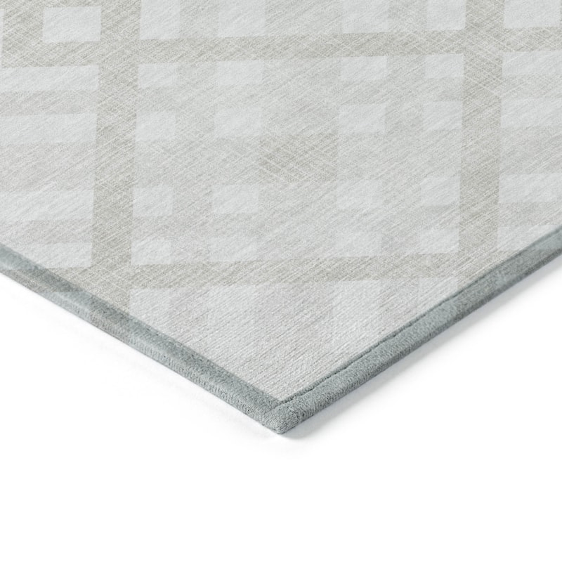 HomeRoots Geometric Transitional Rectangle Outdoor Rug