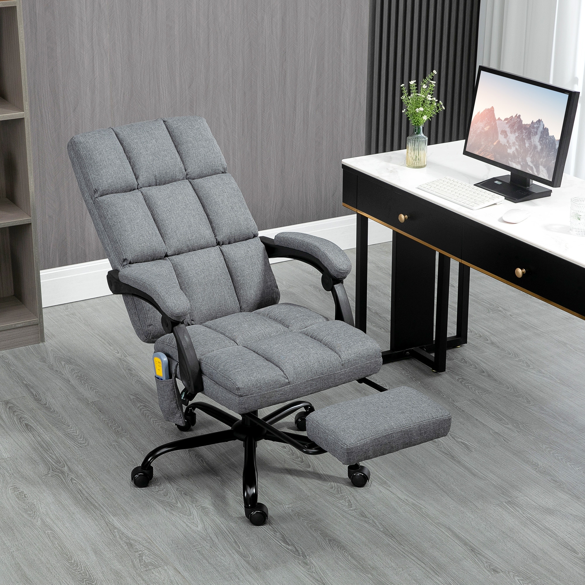 Office chair that reclines into a bed best sale