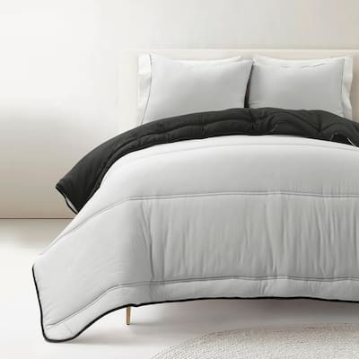 Lush Decor Oslo Soft Reversible Quilted Comforter Set