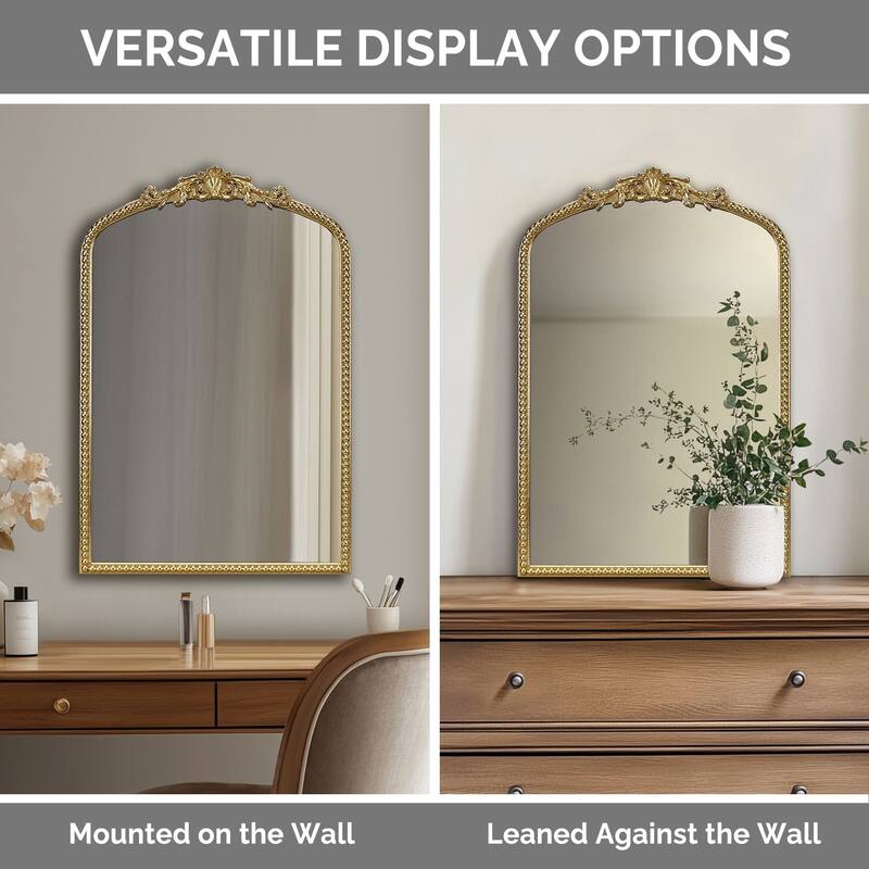 Madison Park Lilbeth Beaded Arch Wall Decor Mirror - N/A